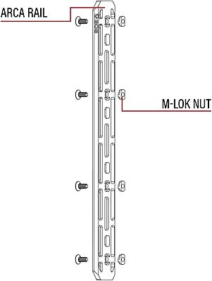 BOG M-LOK Arca-Swiss Tripod Plate