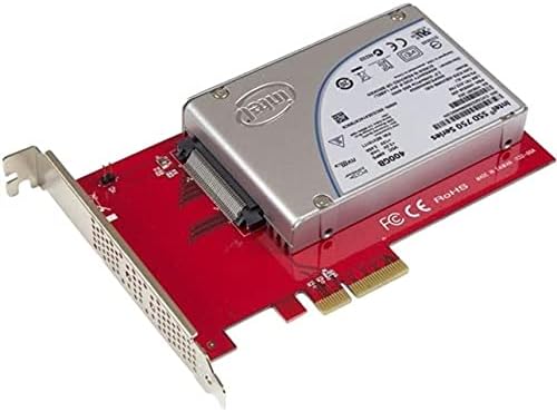 StarTech.com U.2 to PCIe Adapter for 2.5" U.2 NVMe SSD - SFF-8639 - x4 PCI Express 3.0