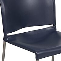 Flash Furniture HERCULES Series 880 lb Contoured Full-Back Stack Chair