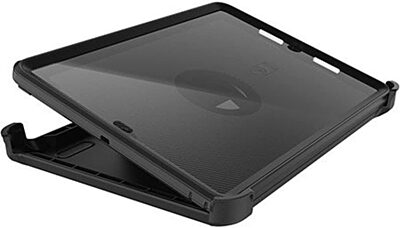OtterBox Defender Series Case for iPad 7th, 8th & 9th Gen (10.2" Display - 2019, 2020 & 2021 Version) - Black, Rugged