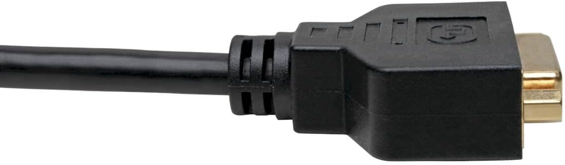 Tripp Lite DisplayPort to DVI Cable Adapter (M/F), DP to DVI Adapter, 1080p @ 60 Hz, Black, 1 Ft. (P134-001-GC)