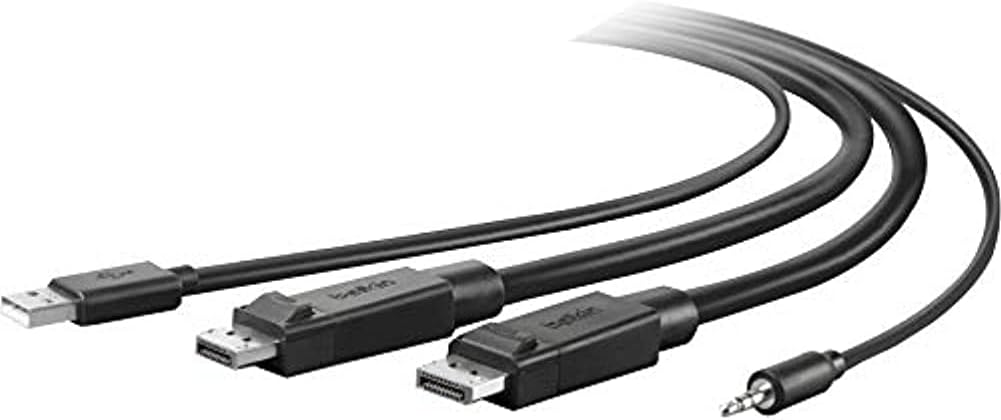 Linksys TAA Dual DP/USB/AUD SKVM CBL, DP M/M; USB A/B