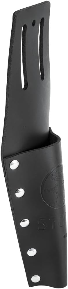 Klein Tools Pliers Holder, Riveted Connection for Long Life, Slotted Connection for Tools Belts 9-Inch Open Bottom ( 8