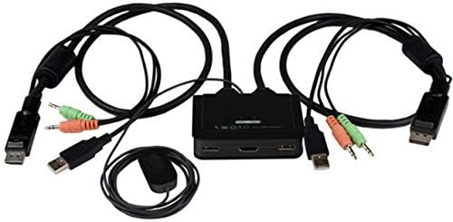 StarTech.com 2-Port USB Cable KVM Switch with Remote Switch