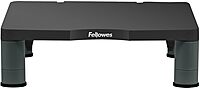 Fellowes Monitor Riser, 4inH x 13 1/8inW x 13 1/2inD, Graphite