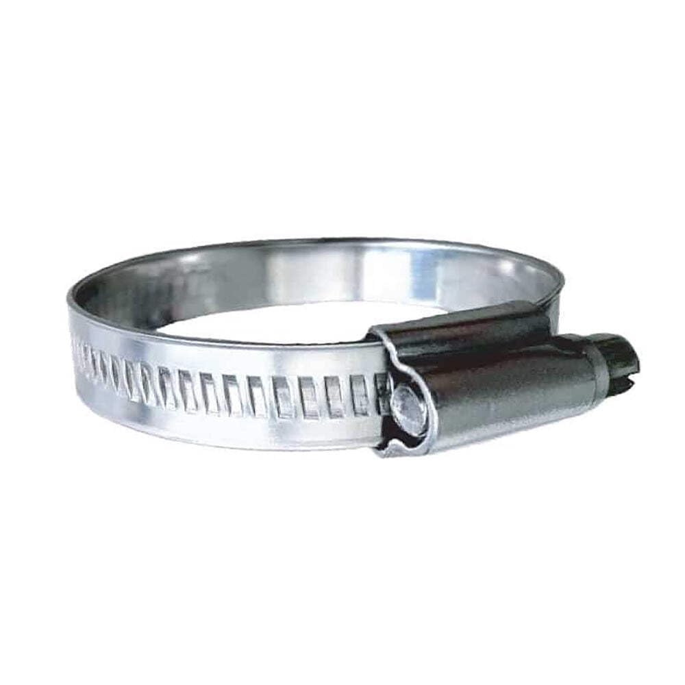 Trident Marine 316 SS Non-Perforated Worm Gear Hose Clamp - 15/32" Band - (2" - 2-9/16") Clamping Range - 10-Pack