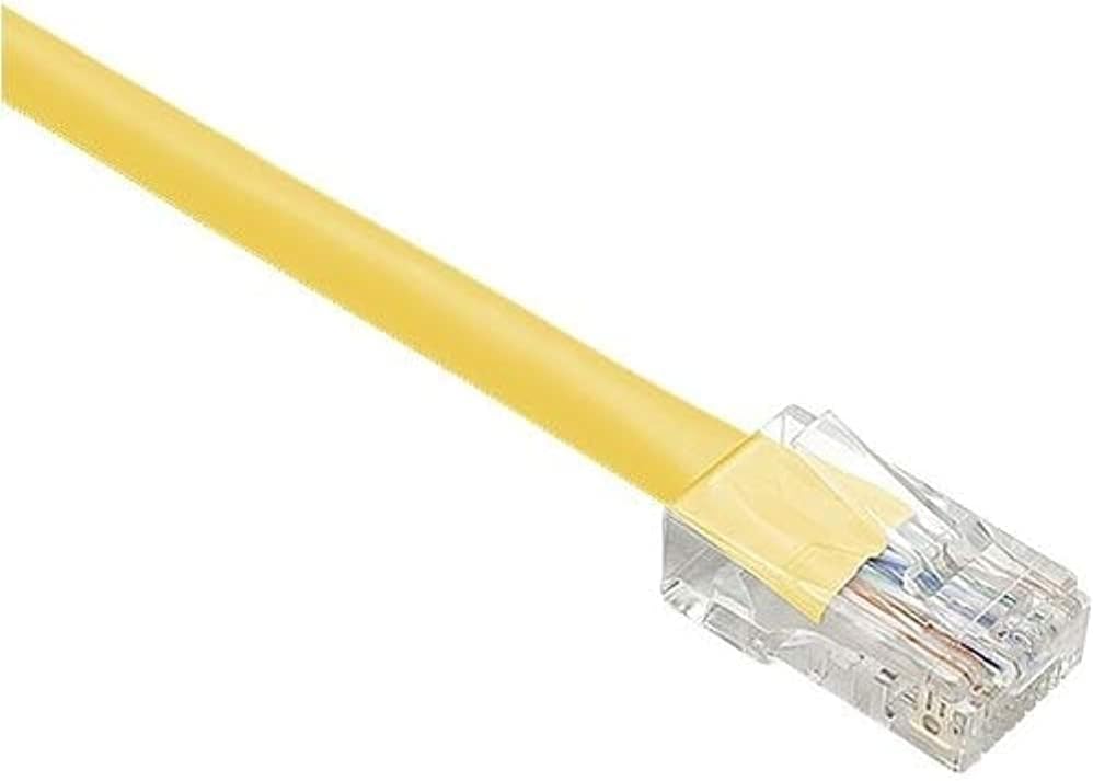 UNC GROUP 2FT CAT5E NON-BOOTED UNSHIELDED (UTP) ETHERNET NETWORK PATCH CABLE YEL