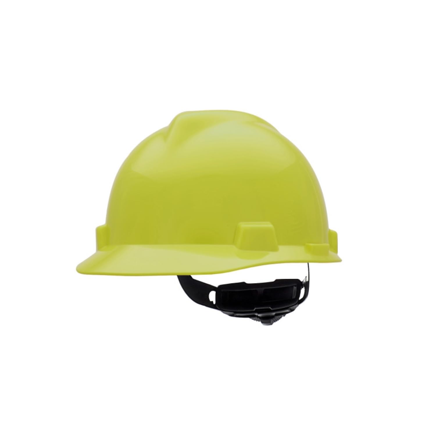 MSA 10061512 V-Gard Cap Style Safety Hard Hat With Fas-Trac III Ratchet Suspension | Polyethylene Shell
