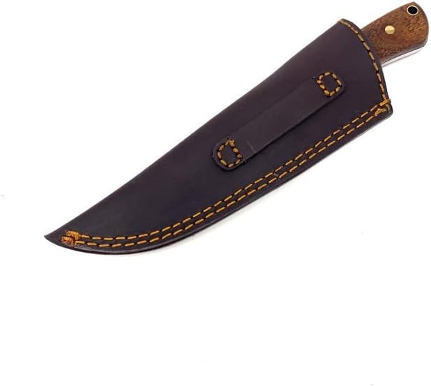 BucknBear Custom Handmade Fixed Blade Damascus Drop Point Utility Hunter Knife