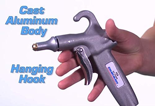 Guardair Jet Guard 74S Safety Air Blow Gun 74S Air Cone Nozzle Protects Against Chip Fly-Back Aluminum Body, 6.63 INCH