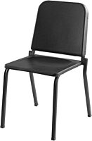 National Public Seating NPS 8200 Series 33.5" Melody Stackable Music Chairs, Black - Set of 2