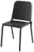National Public Seating NPS 8200 Series 33.5" Melody Stackable Music Chairs, Black - Set of 2