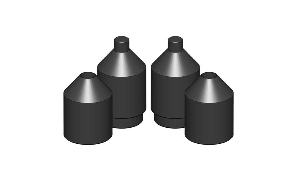 Flange Wizard Magnetic Two Hole Pin, 1/2 in, 1-7/16 in, Magnetic standard pins (496-42050-M) 1 Set