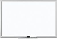 U BRANDS Melamine Non-Magnetic Dry-Erase Board, Silver Aluminum Frame