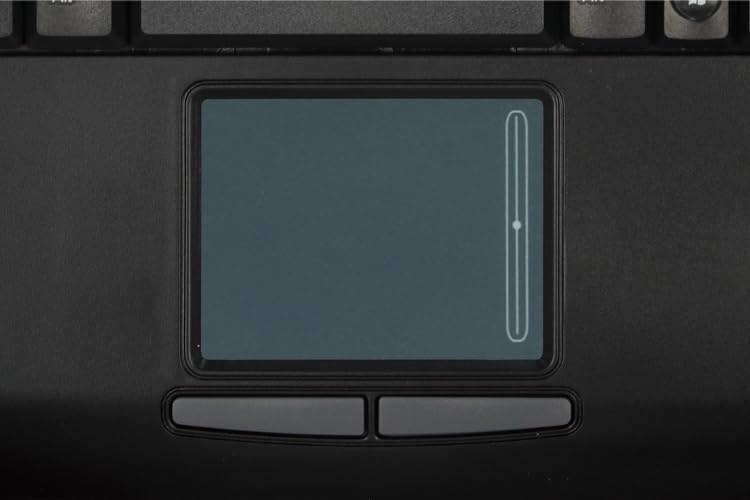 Adesso AKB-410UB SlimTouch Mini USB Keyboard With Built-In Touchpad, Black