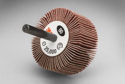 3M (14624) Flap Wheel Type 83 244D, 2 in x 1 in x 1/4 in 80 X-weight