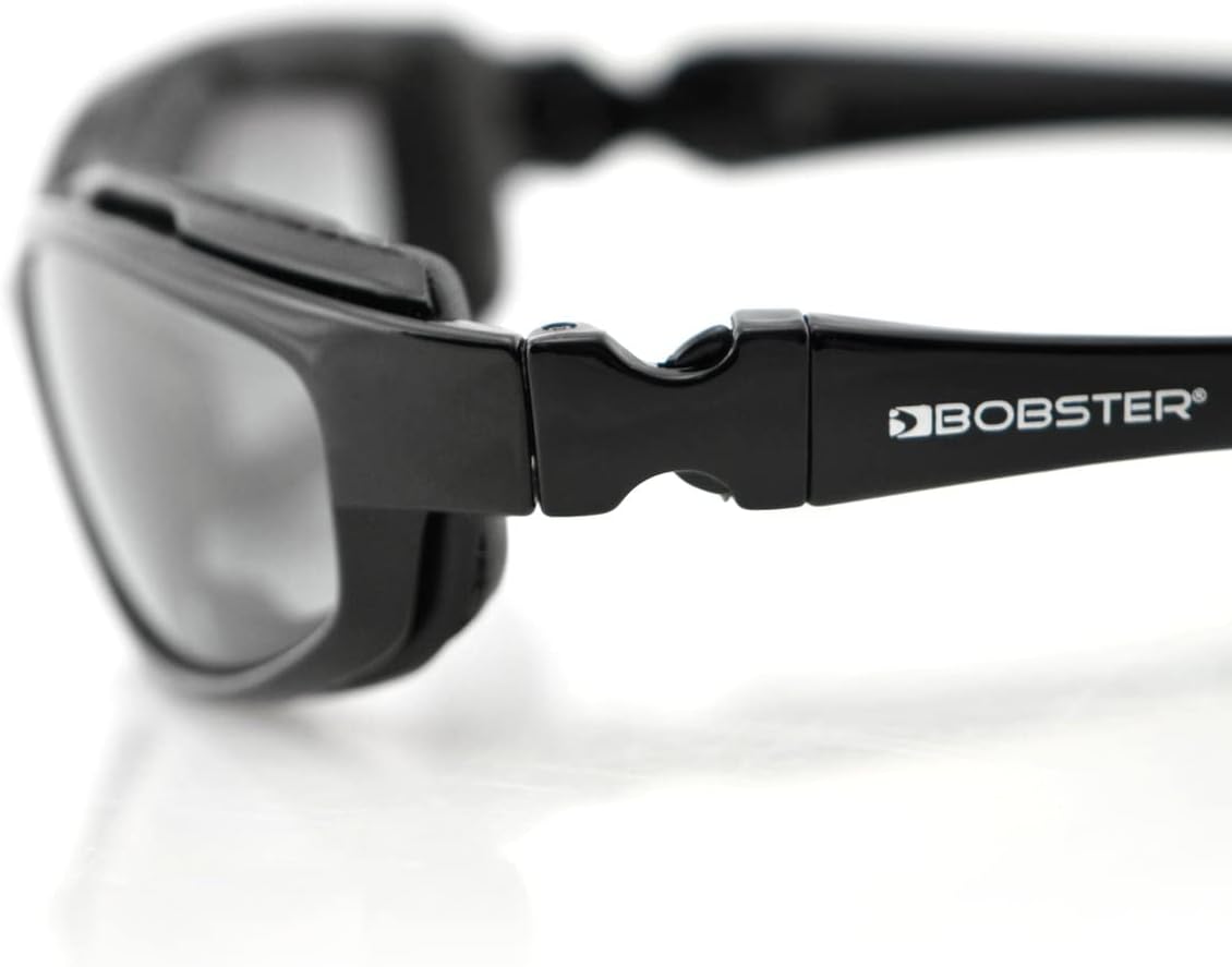 Bobster ® Road Hog 2, Gloss Black Frame, Dual Grade Reflective, Smoked, Amber, & Clear Lens