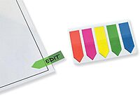 Redi-Tag 5-Color Arrow Flags in Handy Clip-On Holder, 125 Flags per Pack