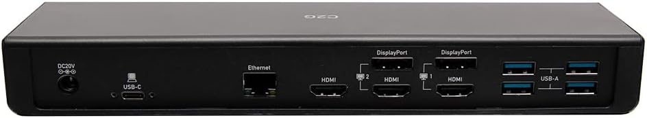 C2G USB-C Docking Station 12-in-1 Triple Display with HDMI, DisplayPort, Ethernet, USB