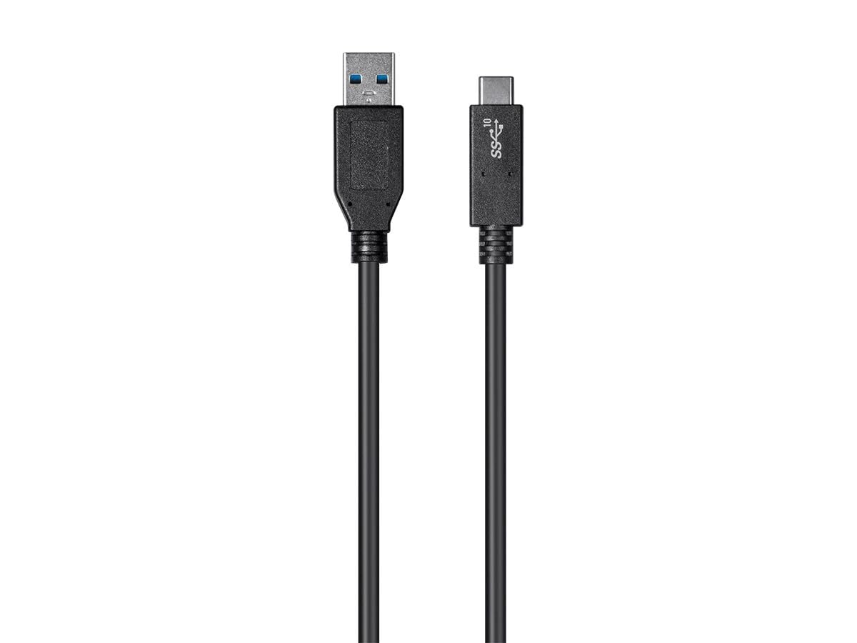 Monoprice USB Type-C to USB Type-A 3.1 Gen 2 Cable, 10Gbps, 3A, 30AWG, To Use with Samsung Galaxy S9 S8 Note 8 Pixel
