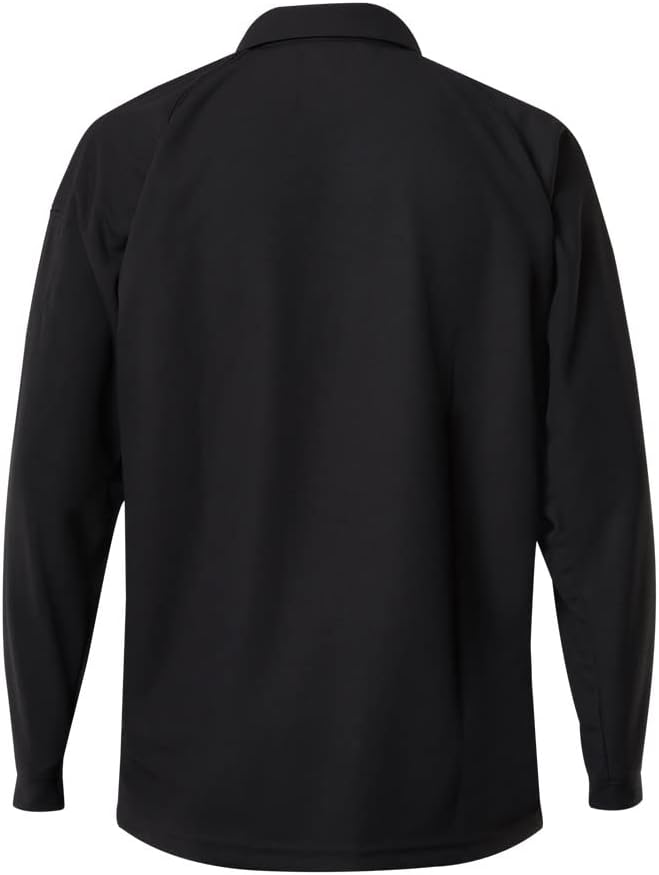VERTX Mens Coldblack Long-Sleeve Tactical Polo Shirt