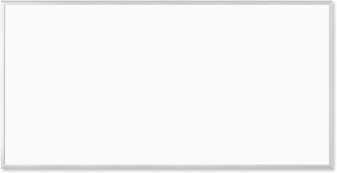 U Brands Magnetic Dry-Erase Board, 96in X 48in, Silver Aluminum Frame, Actual Size 95in X 47in (2891U00-01)