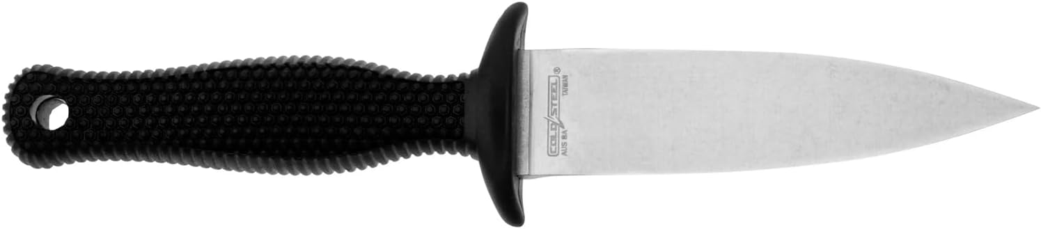 Cold Steel Counter TAC II 3-3/8" Japanese AUS8A withStonewash Finish Spear Point Fixed Blade Multi-Purpose Tactical Game