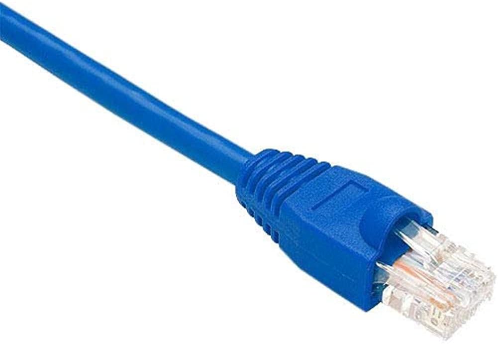 Unirise USA LLC Cat6 Shielded Gigabit Ethernet Patch Cable Utp Blue Snagless 2ft
