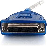 C2G 16899 USB To DB25 Parallel Printer Adapter Cable, Beige (6 Feet, 1.82 Meters)
