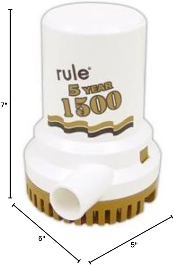 RULE Gold Series Bilge Pump 12V Submersible