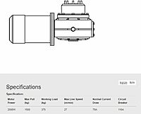 Lewmar V4/C4 Motor Gearbox - 24V