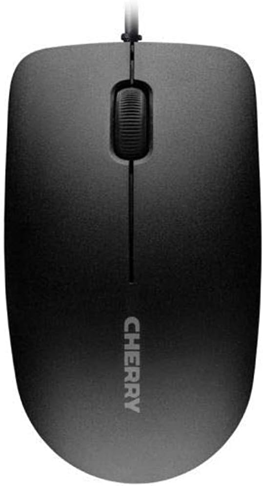 Cherry MC 1000 Mouse - Optical - Cable - Black - USB 2.0-1200 dpi - Scroll Wheel - 3 Button(s) - Symmetrical