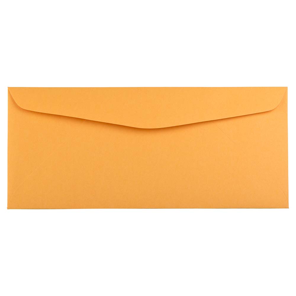JAM PAPER Brown Kraft Manila Booklet Envelopes with Gummed Closure