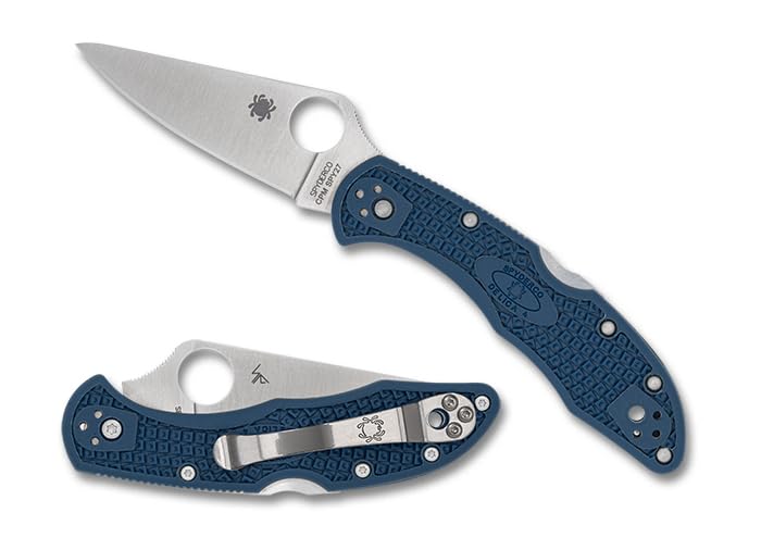 Spyderco Delica 4 Lightweight Pocket Knife 2.9" Drop Point CPM-SPY27 Satin