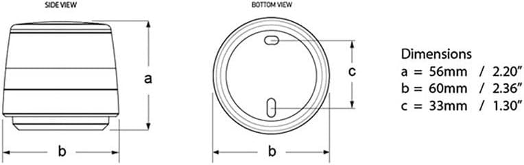 Hella Marine NaviLED 360 Compact All Round White Navigation Lamp - 2nm - Fixed Mount - Black Base