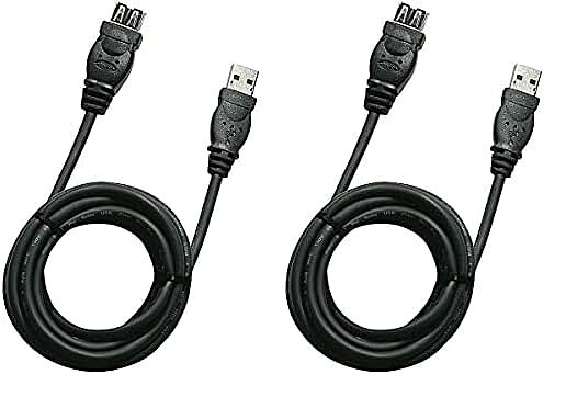 Belkin F3U134B06 Pro Series 6-Foot USB Extension Cable (Pack of 2) 1 Count (Pack of 2)