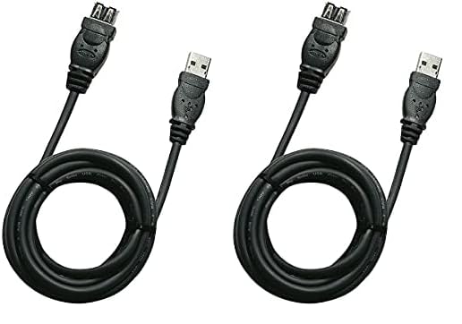 Belkin F3U134B06 Pro Series 6-Foot USB Extension Cable (Pack of 2) 1 Count (Pack of 2)