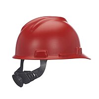 MSA V-Gard Cap Style Safety Hard Hat with Fas-Trac III Ratchet Suspension