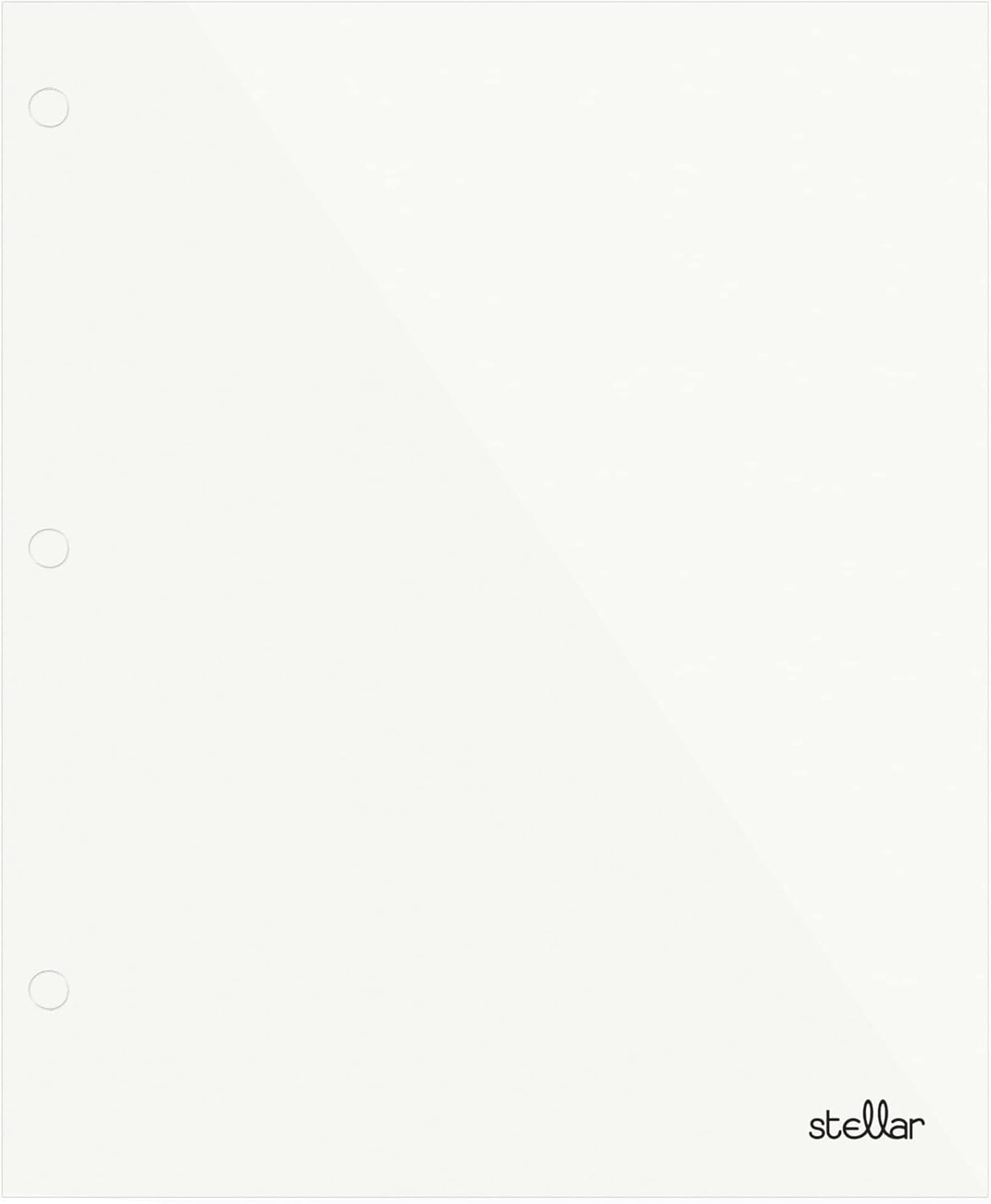 Office Depot® Brand Stellar Laminated 2-Pocket Paper Folder, Letter Size, White