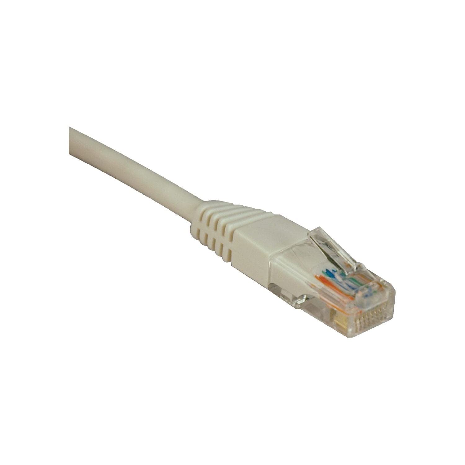 Tripp Lite Cat5e 350MHz Molded Patch Cable (RJ45 M/M) - White, 10-ft.(N002-010-WH)