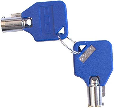 CODi Key Cable Lock, Black (A02001) - Integrated Security Solution for Laptops, Desktops and Monitors