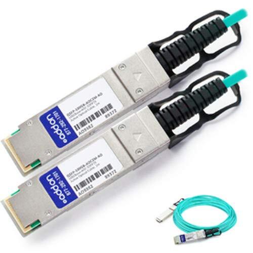 AddOn MSA and TAA Compliant 100GBase-AOC QSFP28 to QSFP28 Active Optical Cable (850nm, MMF, 2m)