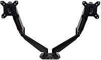 StarTech.com Desk Mount Dual Monitor Arm with USB/Audio, Desk Clamp Ergonomic VESA Mount for up to 32" (17.6lb/8kg) Displays