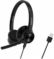 CODi CLARO Wired Stereo Dual Ear Headset w/ AI ENC Microphone - Stereo - USB Type C - Wired - Over-the-Head - A04618