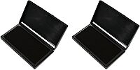 Cosco 2000 Plus® Gel Stamp Pad, 2-3/4" x 4-1/4", Black (030253) (Pack of 2) Black 1 count (Pack of 2)