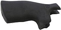 HogueHogue, S&W N Frame Round Butt Grips, Rubber, Convert Monogrip One Size Black