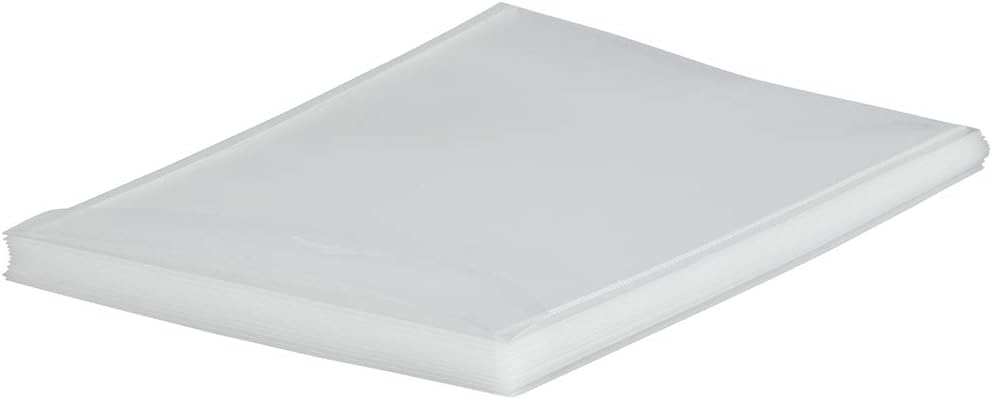 JAM PAPER Plastic Envelopes with Tuck Flap Closure - Clear