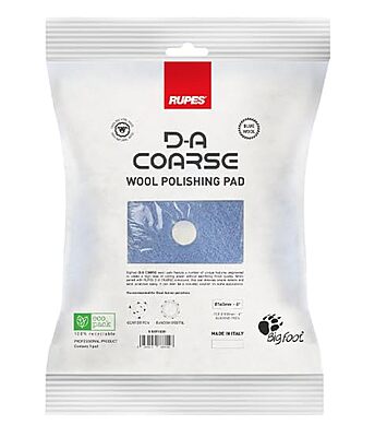 9.NW160H Blue Wool Polishing Pad, Precision Pro Coarse - Ø 160mm Single Pad