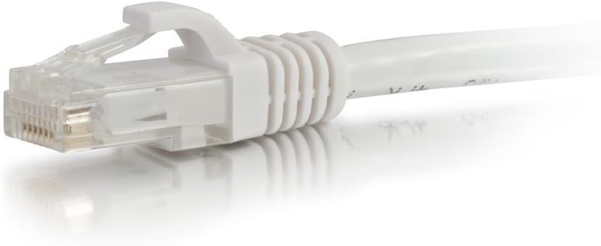 C2G 7ft Cat6 Ethernet Cable - Snagless Unshielded (UTP) - White - RJ-45 Male