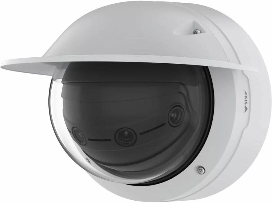 AXIS Q4809-PVE 12 Megapixel Outdoor Network Camera - Color - Dome - White - TAA Compliant